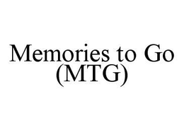 MEMORIES TO GO (MTG) trademark