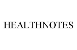 HEALTHNOTES trademark