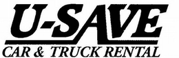 U-SAVE CAR & TRUCK RENTAL trademark