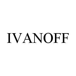 IVANOFF trademark