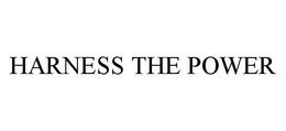 HARNESS THE POWER trademark