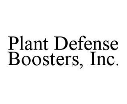 PLANT DEFENSE BOOSTERS, INC. trademark