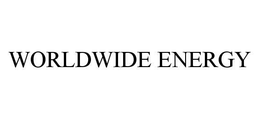 WORLDWIDE ENERGY trademark