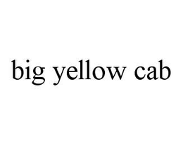 BIG YELLOW CAB trademark