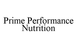 PRIME PERFORMANCE NUTRITION trademark