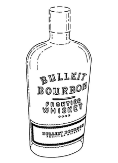 BULLEIT BOURBON FRONTIER WHISKEY trademark