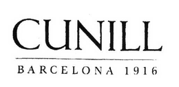 CUNILL BARCELONA 1916 trademark