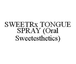 SWEETRX TONGUE SPRAY (ORAL SWEETESTHETICS) trademark