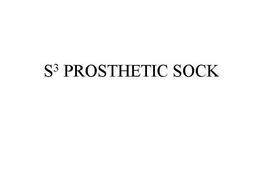 S3 PROSTHETIC SOCK trademark