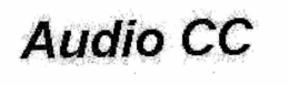 AUDIO CC trademark