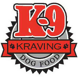 K-9 KRAVING DOG FOOD trademark