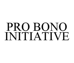 PRO BONO INITIATIVE trademark