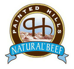 PH PAINTED HILLS NATURAL*BEEF trademark