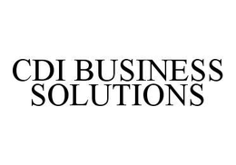 CDI BUSINESS SOLUTIONS trademark