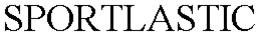 SPORTLASTIC trademark