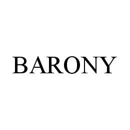 THE BARONY trademark
