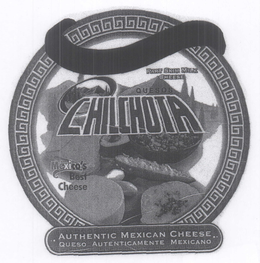 PART SKIM MILK CHEESE MEXICO'S BEST CHEESE AUTHENTIC MEXICAN CHEESE QUESO AUTENTICAMENTE MEXICANO QUESOS CHILCHOTA trademark