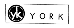 YK YORK trademark