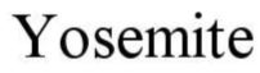 YOSEMITE trademark