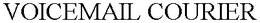 VOICEMAIL COURIER trademark