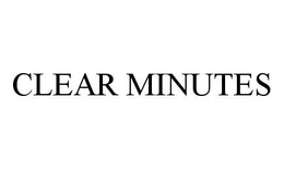 CLEAR MINUTES trademark