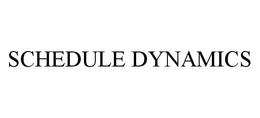 SCHEDULE DYNAMICS trademark