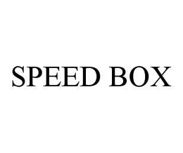 SPEED BOX trademark