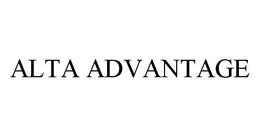 ALTA ADVANTAGE trademark