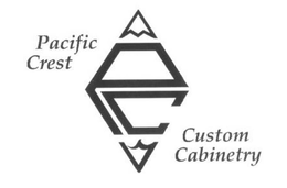 PC PACIFIC CREST CUSTOM CABINETRY trademark