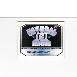 NATURAL NJ JEANS AUTHENTIC DENIM MANUFACTURING DOUPLE PLAY DP FOR STYLE AND DURABILITY trademark