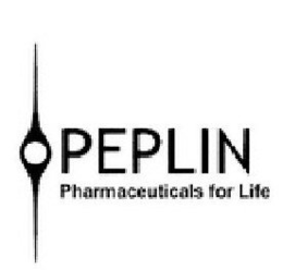 PEPLIN PHARMACEUTICALS FOR LIFE trademark