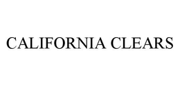 CALIFORNIA CLEARS trademark