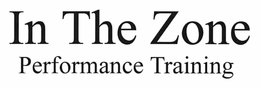IN THE ZONE PERFORMANCE TRAINING trademark