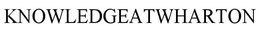 KNOWLEDGEATWHARTON trademark