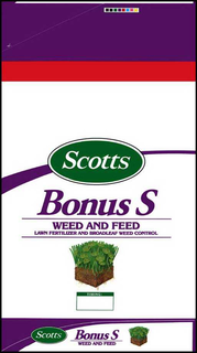 SCOTTS BONUS S WEED AND FEED LAWN FERTILIZER AND BROADLEAF WEED CONTROL TIMING: trademark