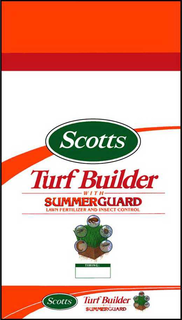 SCOTTS TURF BUILDER WITH SUMMERGUARD LAWN FERTILIZER AND INSECT CONTROL trademark