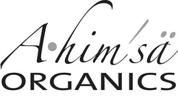AHIMSA ORGANICS trademark