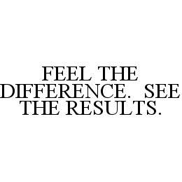 FEEL THE DIFFERENCE. SEE THE RESULTS. trademark