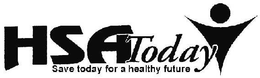 HSATODAY SAVE TODAY FOR A HEALTHY FUTURE trademark