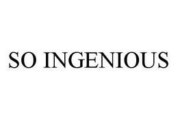 SO INGENIOUS trademark