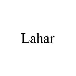 LAHAR trademark