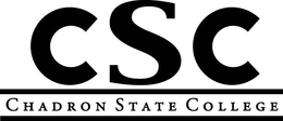CSC CHADRON STATE COLLEGE trademark