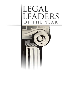 LEGAL LEADERS OF THE YEAR trademark