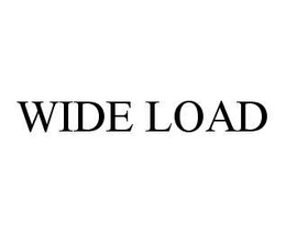 WIDE LOAD trademark