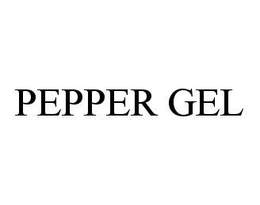 PEPPER GEL trademark