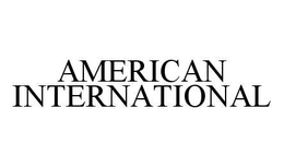 AMERICAN INTERNATIONAL trademark