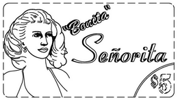 "BONITA" SEÑORITA $5 trademark