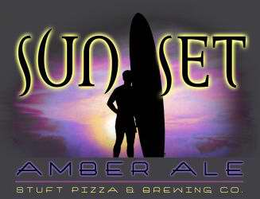 SUNSET AMBER ALE STUFT PIZZA & BREWING CO. trademark