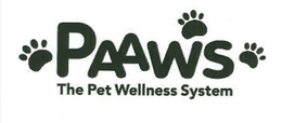PAAWS THE PET WELLNESS SYSTEM trademark