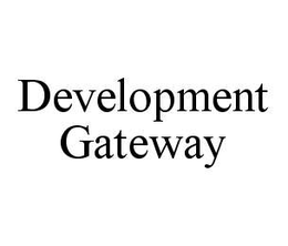 DEVELOPMENT GATEWAY trademark